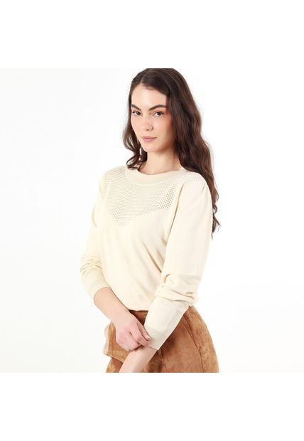 Sweater Cuello Redondo  Manga Corta
