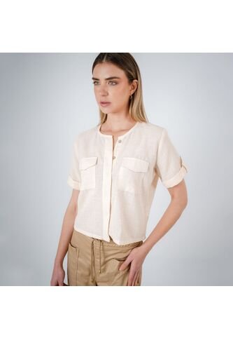 Blusa Cuello Redondo Manga Corta FDS