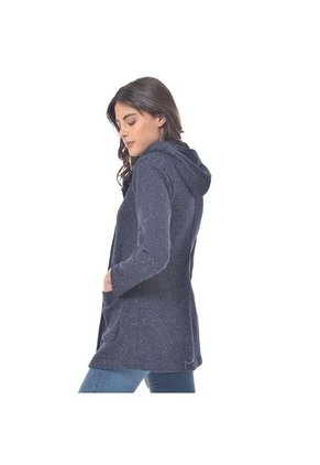 CHAQUETA PARA MUJER EN PAÑO GRIS Color-AZUL-Talla-S
