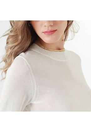Sweater Cuello Alto Manga Larga