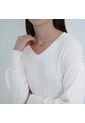 Sweater Cuello Pico Manga Larga de FDS