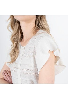 Sweater Cuello Redondo Manga Corta