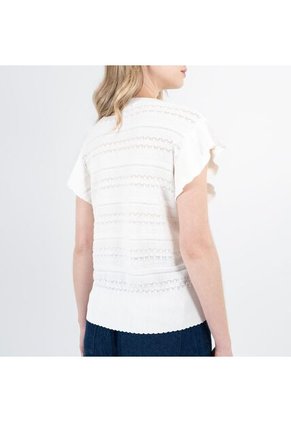 Sweater Cuello Redondo Manga Corta