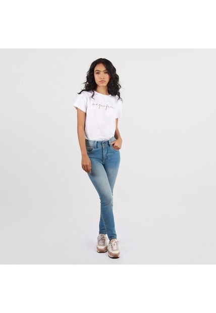 Jean Tiro Medio Bota Skinny