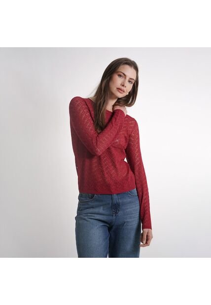 Sweater Cuello Redondo Manga Larga