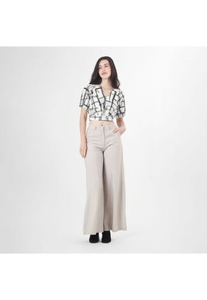 Blusa Cuello V Manga Corta