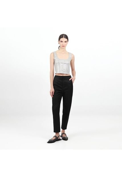 Pantalon Tiro Alto Bota Recta
