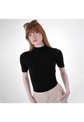 Sweater Cuello Redondo Manga Corta