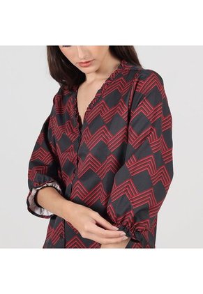 Blusa Cuello V Manga Larga