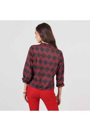 Blusa Cuello V Manga Larga