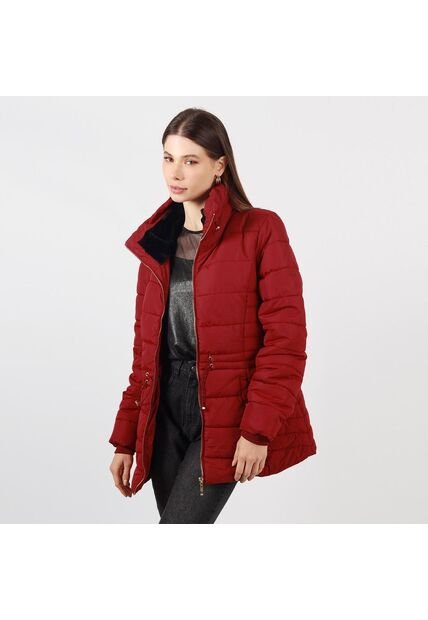 Chaqueta Acolchada Cuello Alto