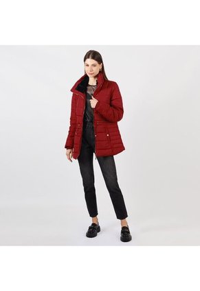 Chaqueta Acolchada Cuello Alto