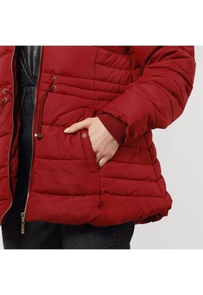 Chaqueta Acolchada Cuello Alto