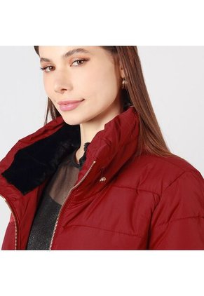 Chaqueta Acolchada Cuello Alto