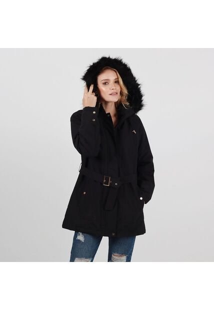 Chaqueta Acolchada Con Capota