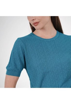 Sweater Cuello Redondo Manga Corta