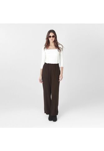 Pantalon Tiro Alto Bota Recta FDS