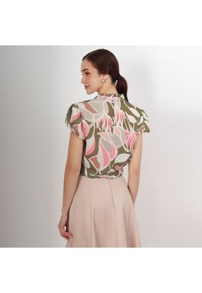 Blusa Cuello Neru Manga Corta