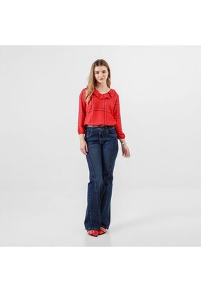 Blusa Cuello V Manga 3Cuartos