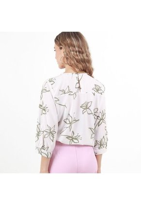 Blusa Cuello Cuadrado Manga 3cuartos