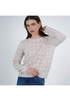 Sweater Cuello Redondo Manga Larga