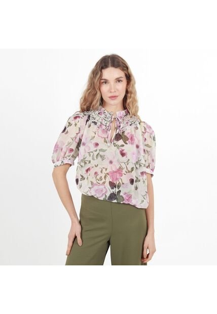 Blusa Cuello Bolero Manga 3cuartos