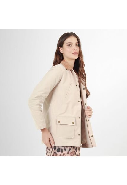 Chaqueta Cuello Camisero Manga Larga