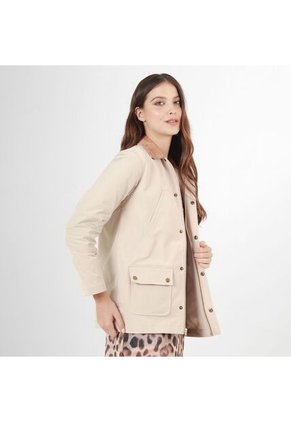 Chaqueta Cuello Camisero Manga Larga