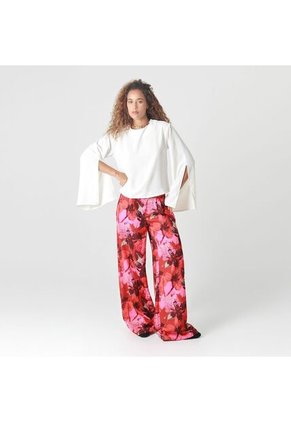 Blusa Cuello Redondo Manga Abierta