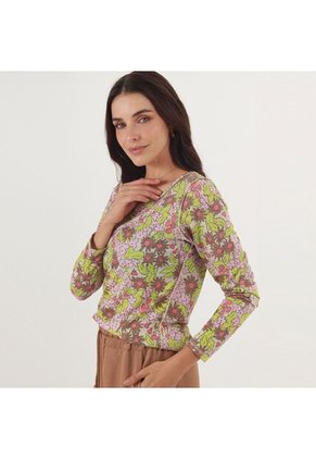 Camiseta Cuello Redondo Manga Larga