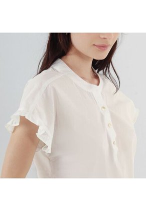 Blusa Cuello V Manga Corta