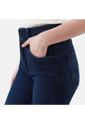 Jean Tiro Medio Bota Flare