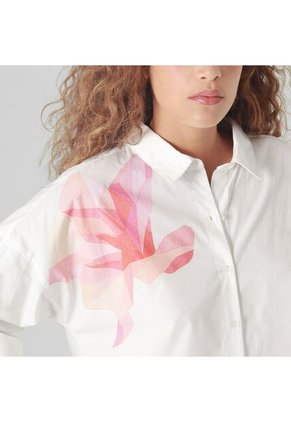 Camisa Cuello Camisero Manga Larga