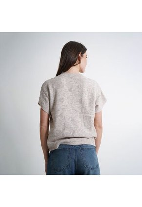 Sweater Cuello Redondo Manga Corta