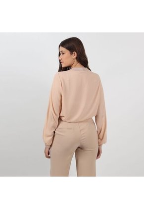 Blusa Cuello Redondo Manga Larga