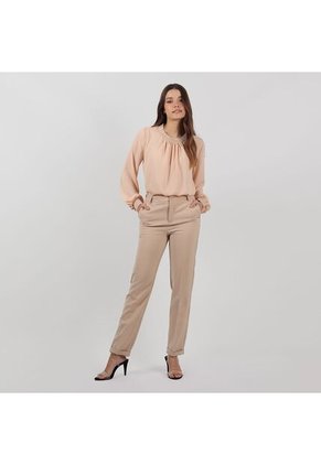 Blusa Cuello Redondo Manga Larga