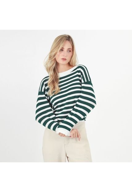 Sweater Cuello Redondo Manga Larga