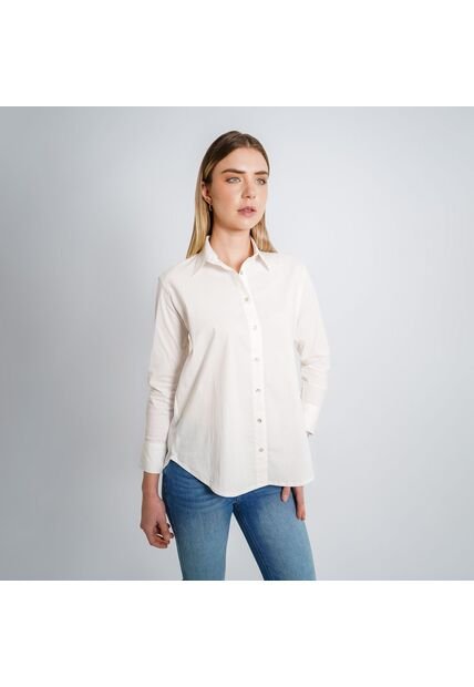 Camisa Cuello Camisero Manga Larga