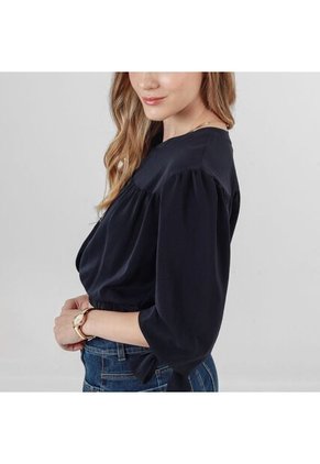 Blusa Cuello Neru Manga 3 Cuartos