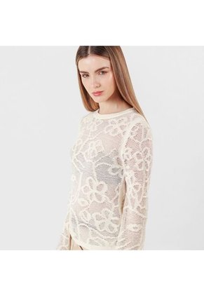 Sweater Cuello Redondo Manga Larga