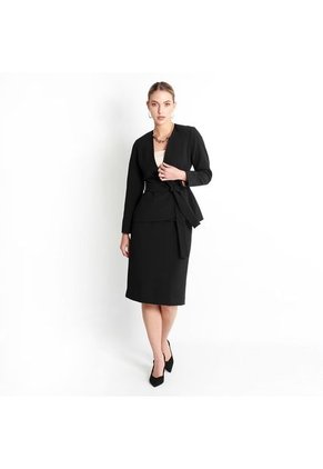 Chaqueta Tipo Blazer COLOR-CAFÉ-L