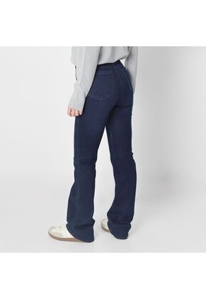 Jean Tiro Medio Bota Flare