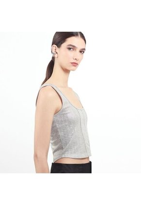 Camiseta Cuello U Manga Sisa