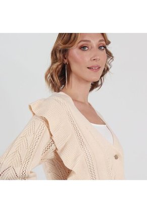 Sweater Abierto Manga Larga