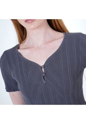 Sweater Cuello Redondo Manga Corta