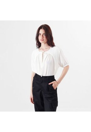 Blusa Cuello Redondo Manga 3Cuartos