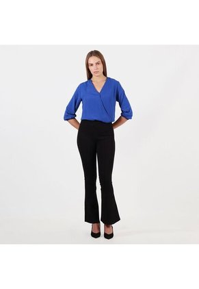 Blusa Cuello V Manga 3cuartos