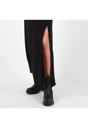 Vestido Cuello V Manga Corta