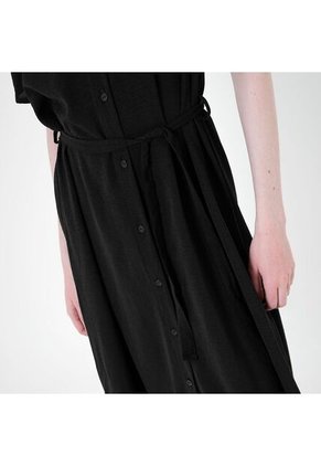 Vestido Cuello Camisero Manga Corta