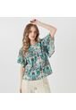 Blusa Cuello Redondo Manga Corta de FDS